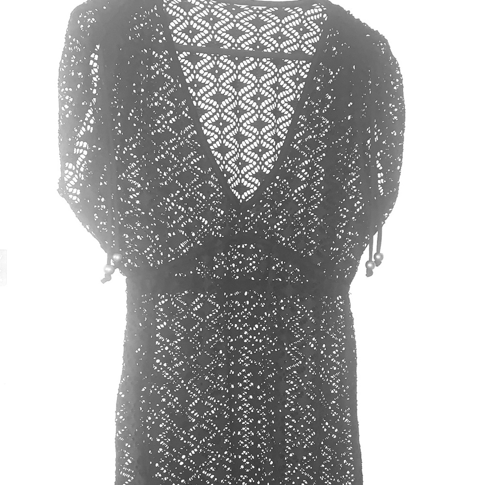 Black swimsuit coverup Size SMALL